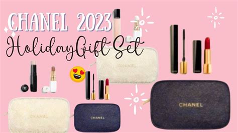 chanel christmas 2023|chanel 2023 gift sets.